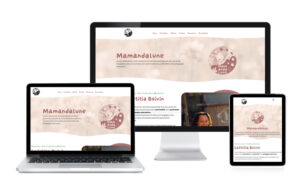 Refonte du site vitrine Mamandalune, doula, formatrice par Jane Web
